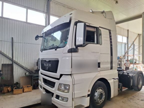 Гидрофикация тягача MAN TGX 18.440 под самосвальный полуприцеп в Горячем Ключе Гидрофикация тягача MAN TGX 18.440 под самосвальный полуприцеп в Горячем Ключе